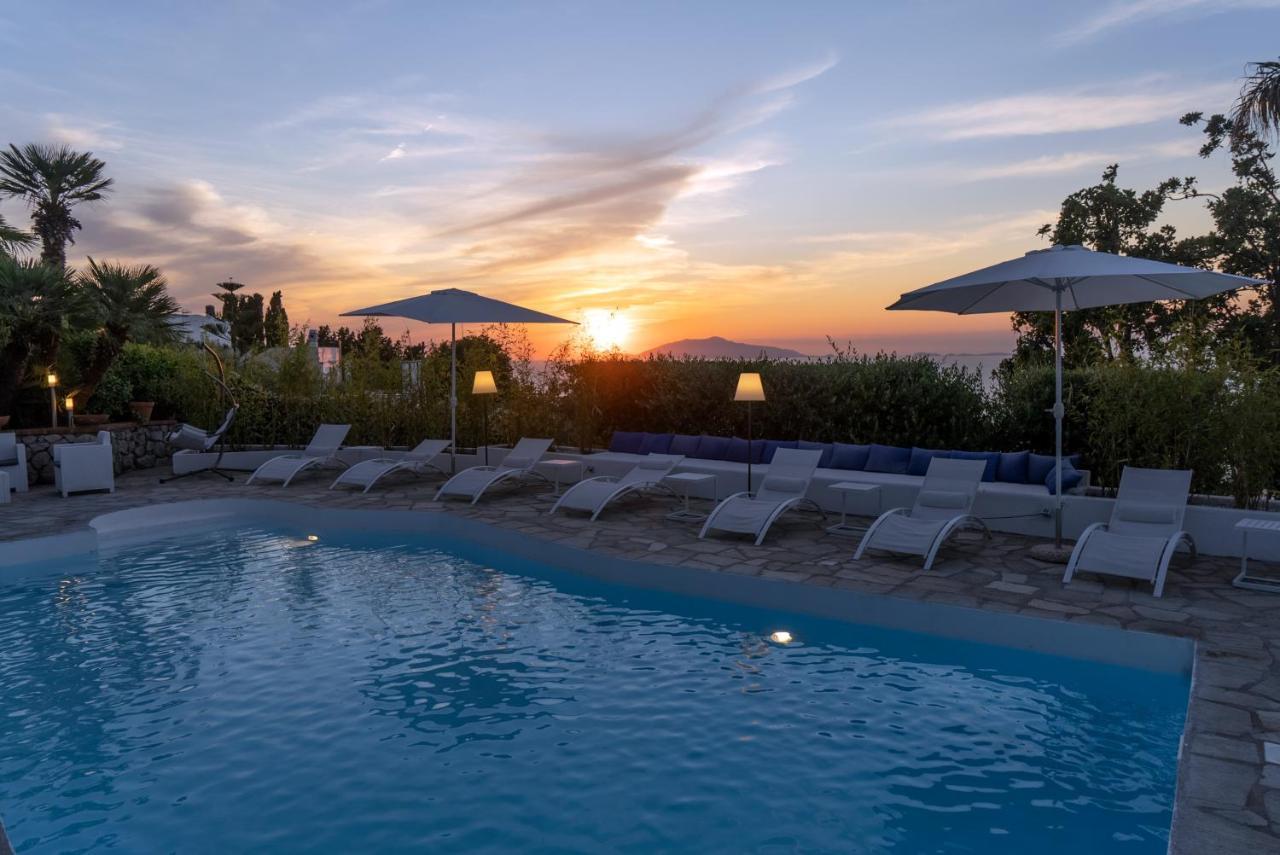 Capri Blue Luxury Villa Le Tre Monelle Anacapri  Exterior foto